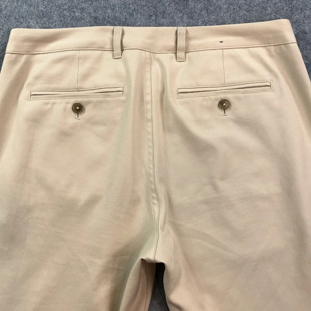 Mizzen and Main Mens Pants 32x32 Khaki Beige Baron Chino Performance Athletic